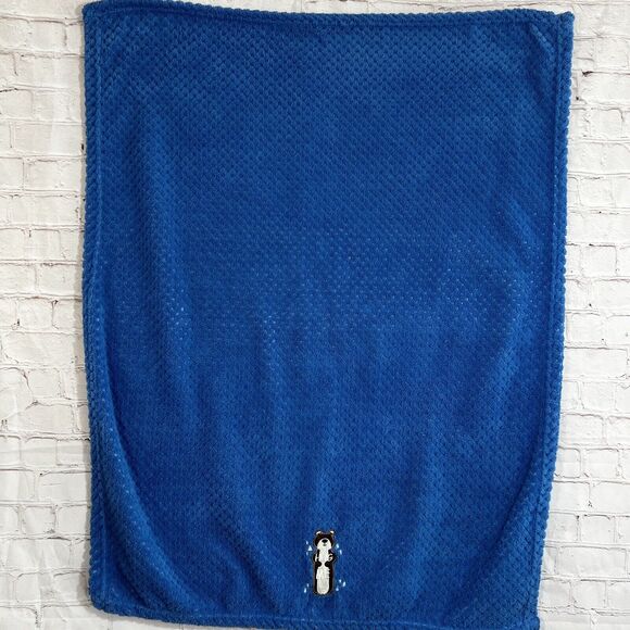 Zak & Zoey Baby Security Blanket Lovey Blue Bear “hug Me” - Picture 1 of 4